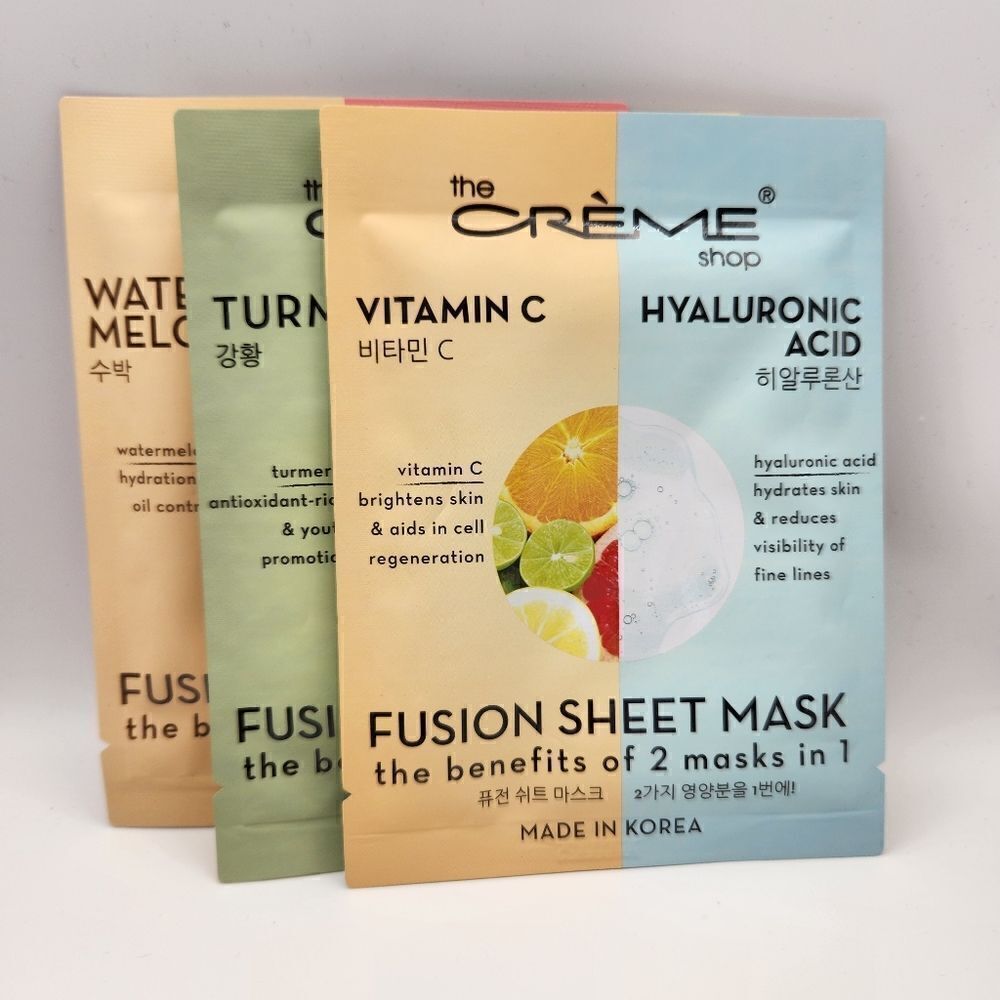 The Creme Shop Fushion Sheet Masks Bundle of 3